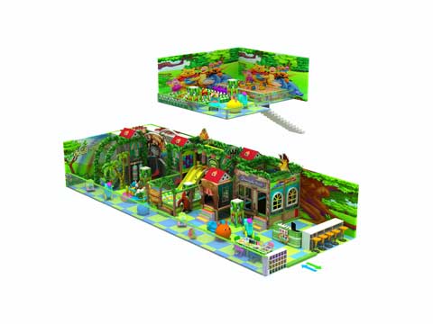 Kiddie Green Commercial Indoor Playground Equipment for Sale