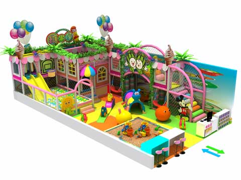 Candy Themed Indoor Playground Equipment