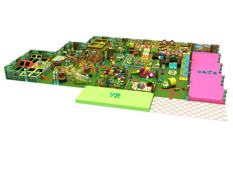 Forest Theme Indoor Playground Equipment With 1200 Square Meter