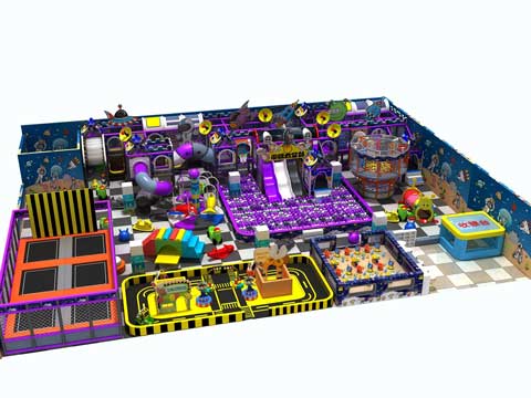 Space Themed Indoor Playground Equipment