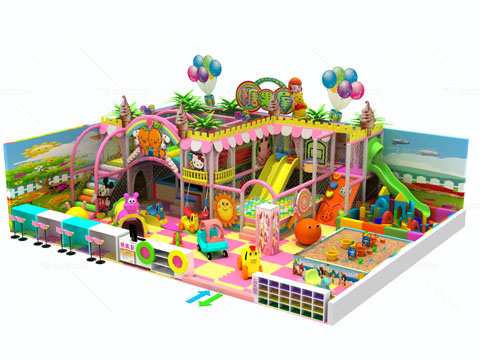 110 Square Meter Candy Theme Indoor Playground Equipment for Malaysia