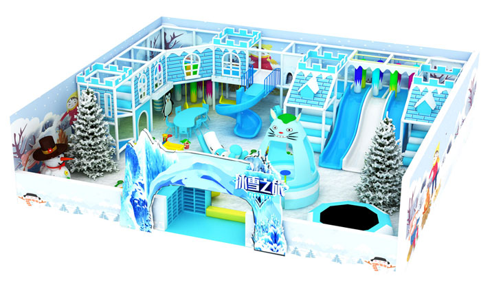 Snow theme indoor playground equipment for sale for Saudi Arabia