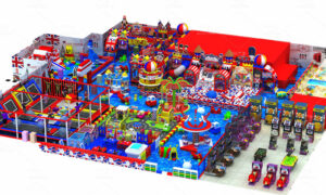British themed indoor playground equipment for commercial use