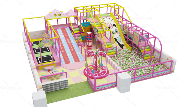 Single structures indoor soft play equipment