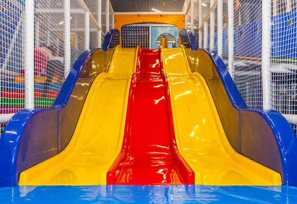 Fiberglass slide for indoor play area for Malaysia