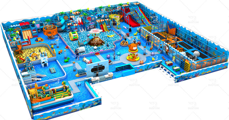 Ocean style indoor playground equipment suppliers for Malaysia