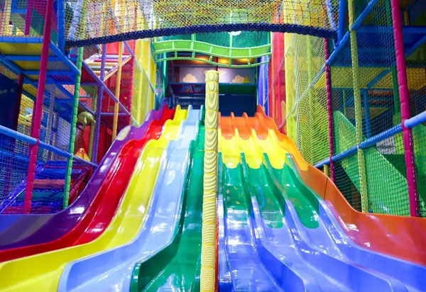 Rainbow slide for indoor playground equipment in Malaysia