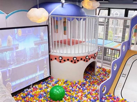 Interactive games for indoor playground open area
