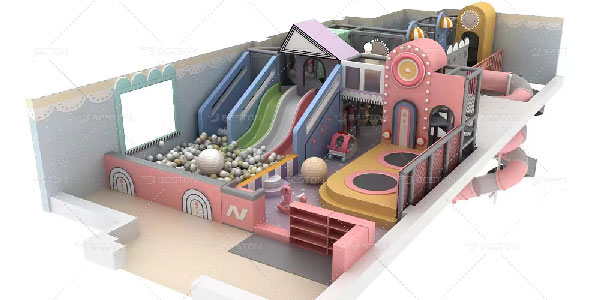 3D Design for Indoor Playground In Kuwait