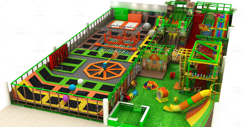 Forest theme large indoor playground equipment for sale