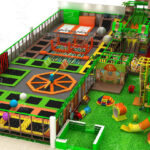 Forest theme indoor soft playground for the UAE