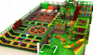 Forest theme indoor soft playground for the UAE