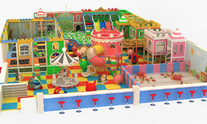 Kids indoor playground equipment for Algeria