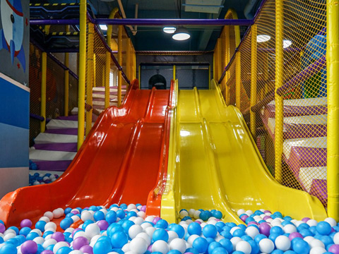 Quality slide for indoor soft play equipment