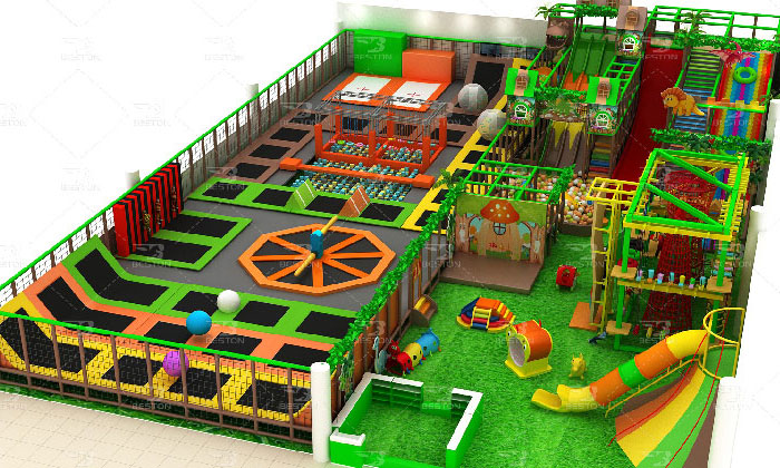 Forest theme indoor soft play equipment for Oman