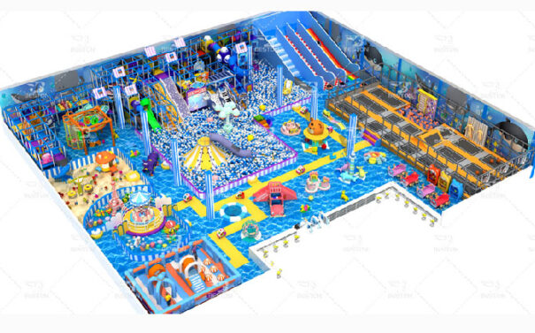 Ocean theme soft play equipment for sale in Oman