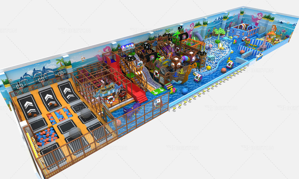 Ocean theme indoor playground design for Turkey