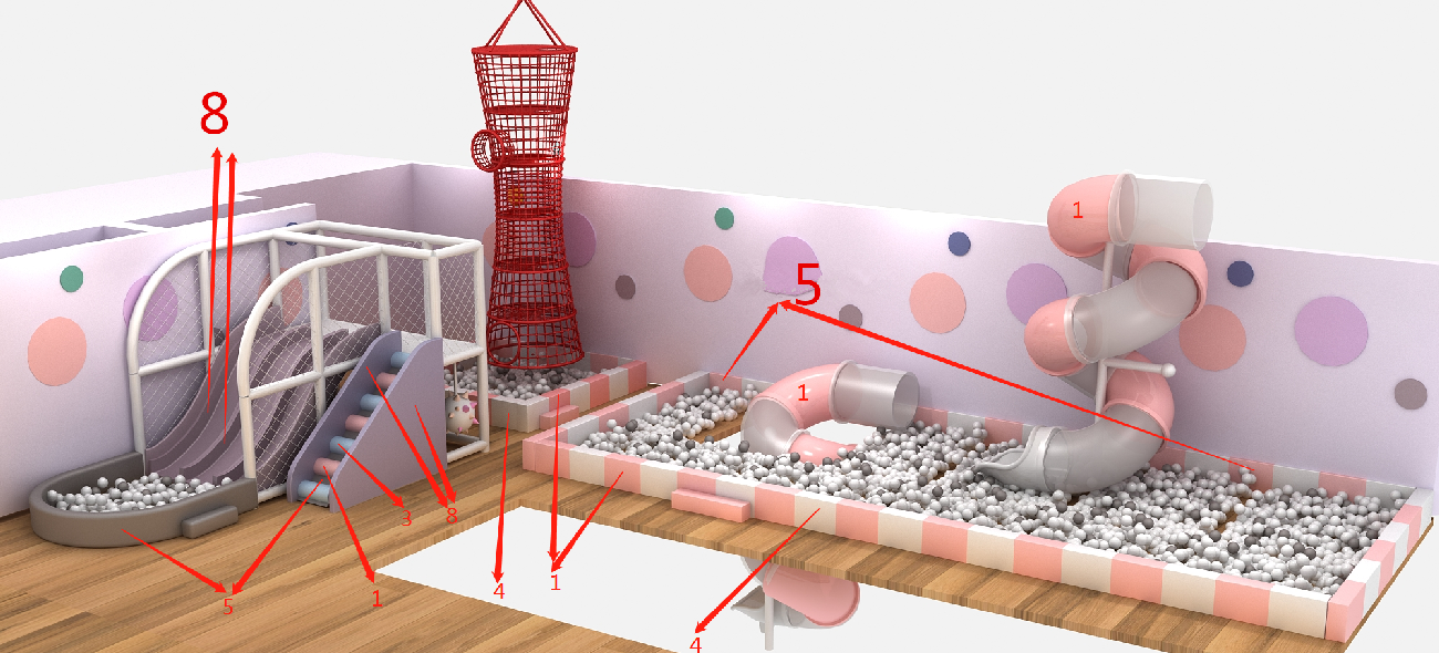Indoor Playground Design for Malaysia Customer