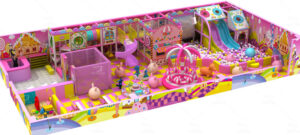 Candy themed indoor playground equipment for kids