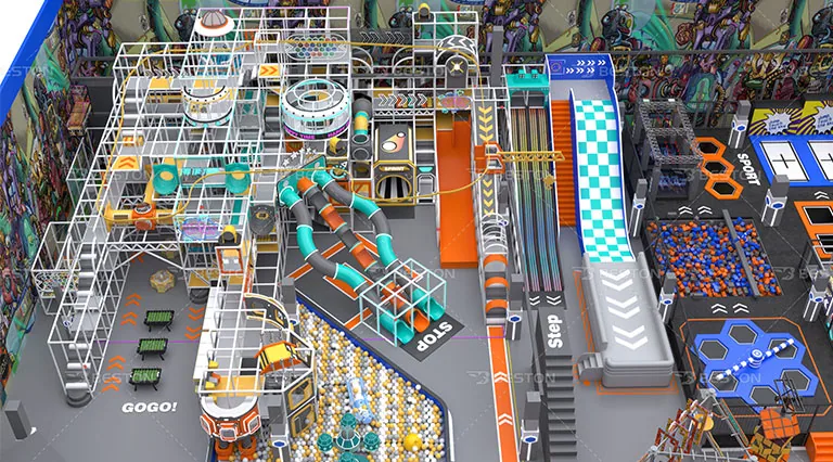 ndoor Playground Equipment In Kazakhstan (2)